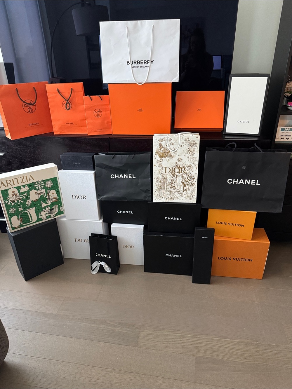Designer Luxury Box Bags Louis Vuitton Chanel Dior Hermes Burberry Saint Laurent